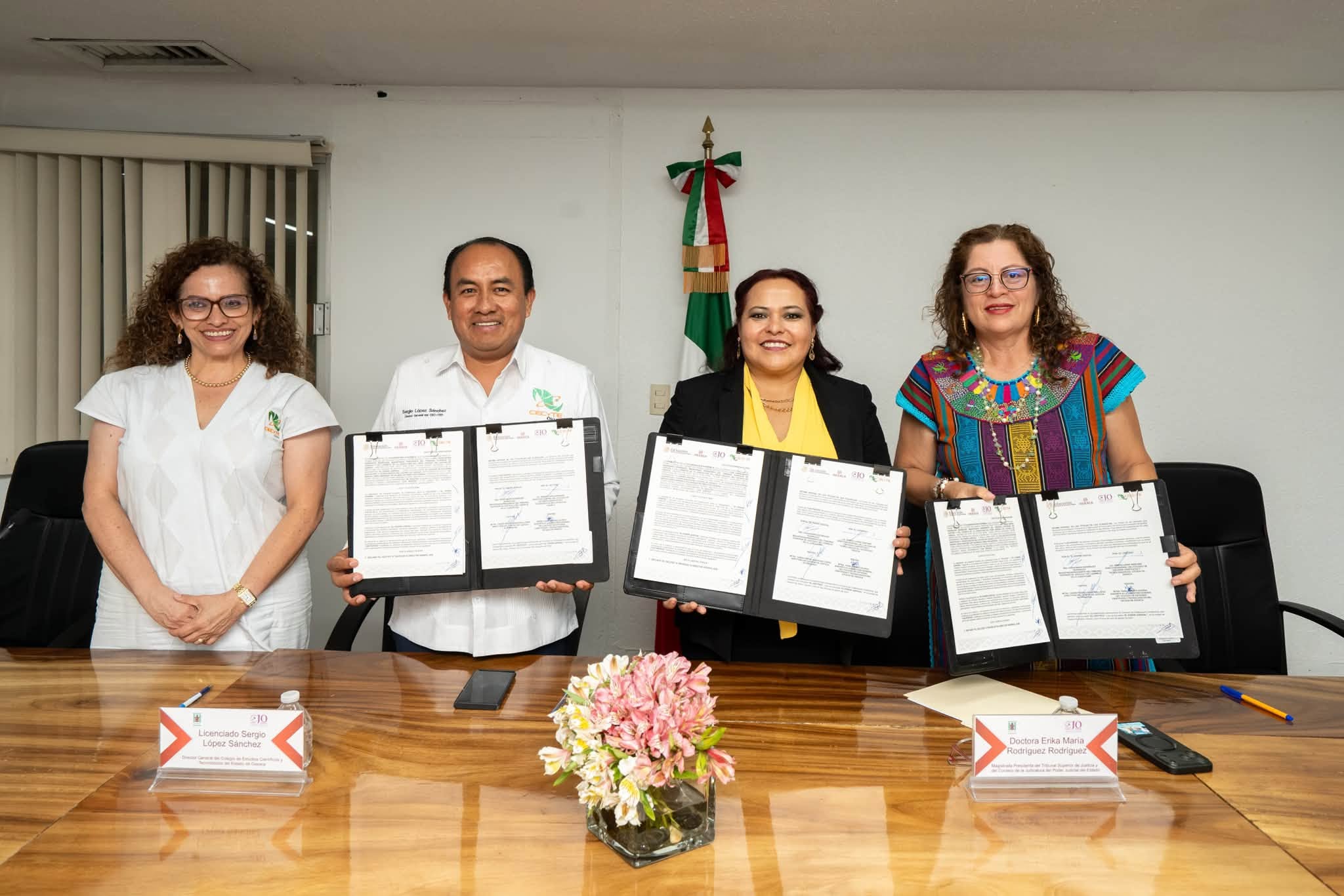 Reyes  Mantecón, San Bartolo Coyotepec, Oax, a 28 de agosto de 2026                    Impulsan Poder Judicial del Estado y CECyTEO la mediación escolar para promover la cultura de paz 
