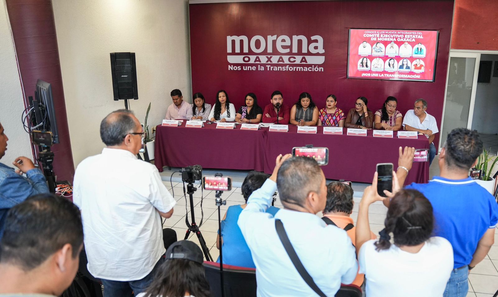 Morena Oaxaca respalda reforma electoral de la Presidenta Sheinbaum; anuncia campaña informativa para contrarrestar desinformación. 