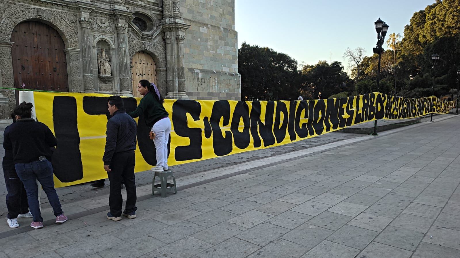 Bloqueos cortesía de los Servicios del IMSS Bienestar