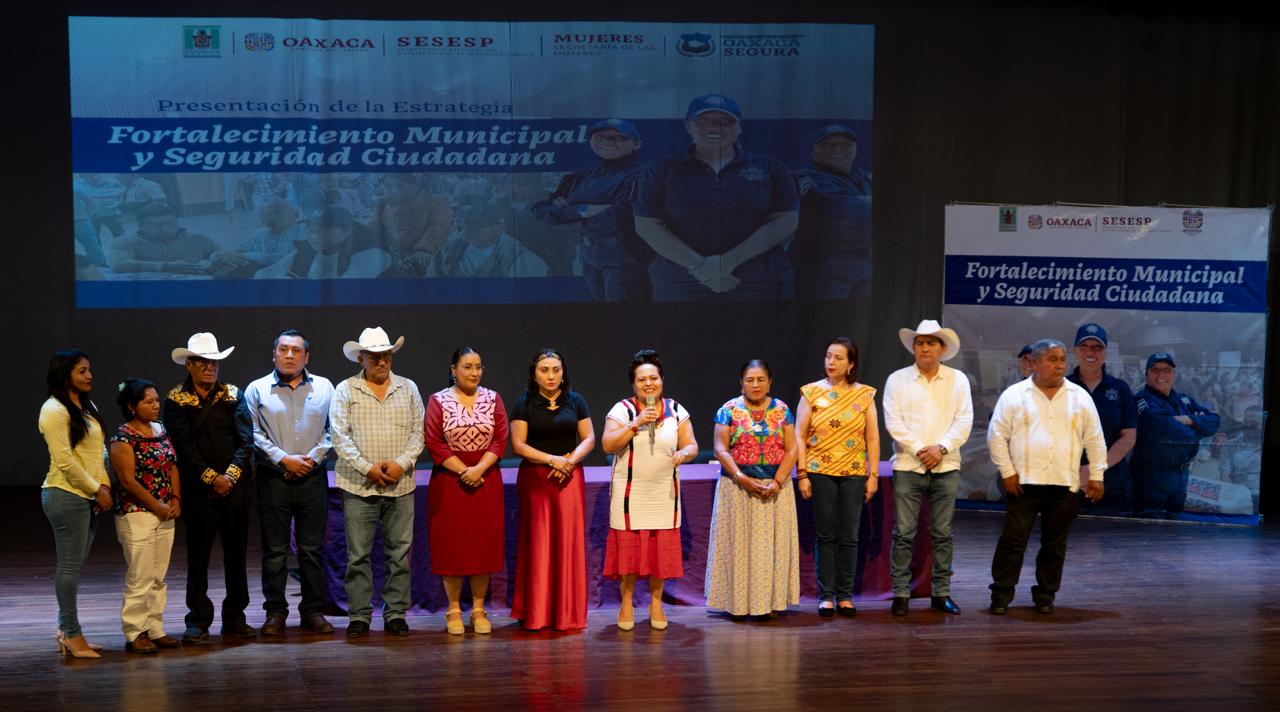 Poder Judicial y Gobierno de Oaxaca ponen en marcha la estrategia “Fortalecimiento Municipal y Seguridad Ciudadana”